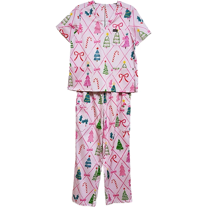 Christmas Scrubs Uniforms